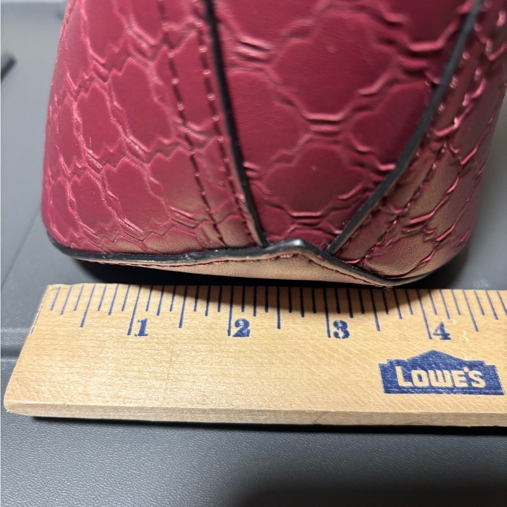 Dana Buchanan leather tote. Pretty red and is in great condition with min wear - Picture 11 of 12
